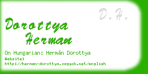 dorottya herman business card